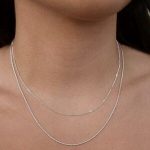 Jenny Bird Surfside Duo Chain in Silver